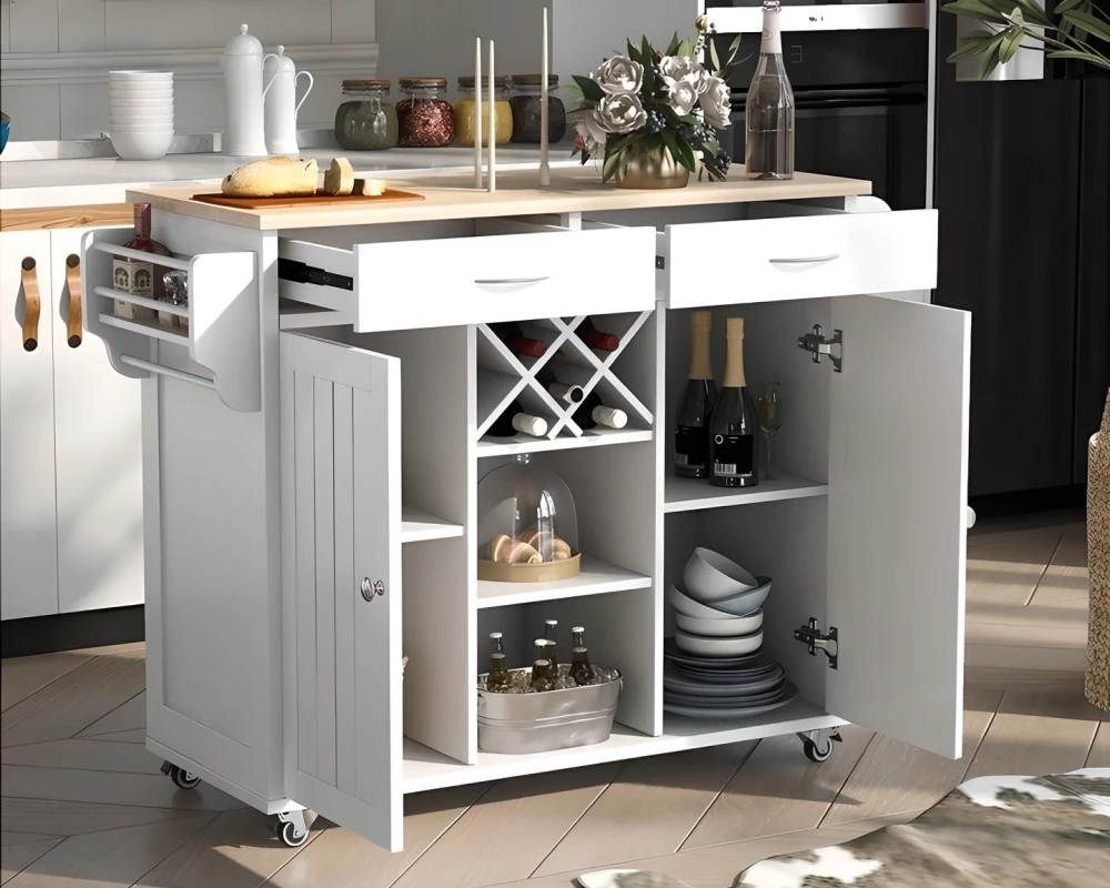 small mobile kitchen island